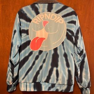 RIPNDIP Pill Reversible Sherpa Varsity Jacket